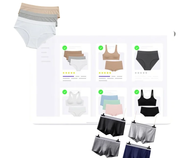 Assorted underwear styles for women and men